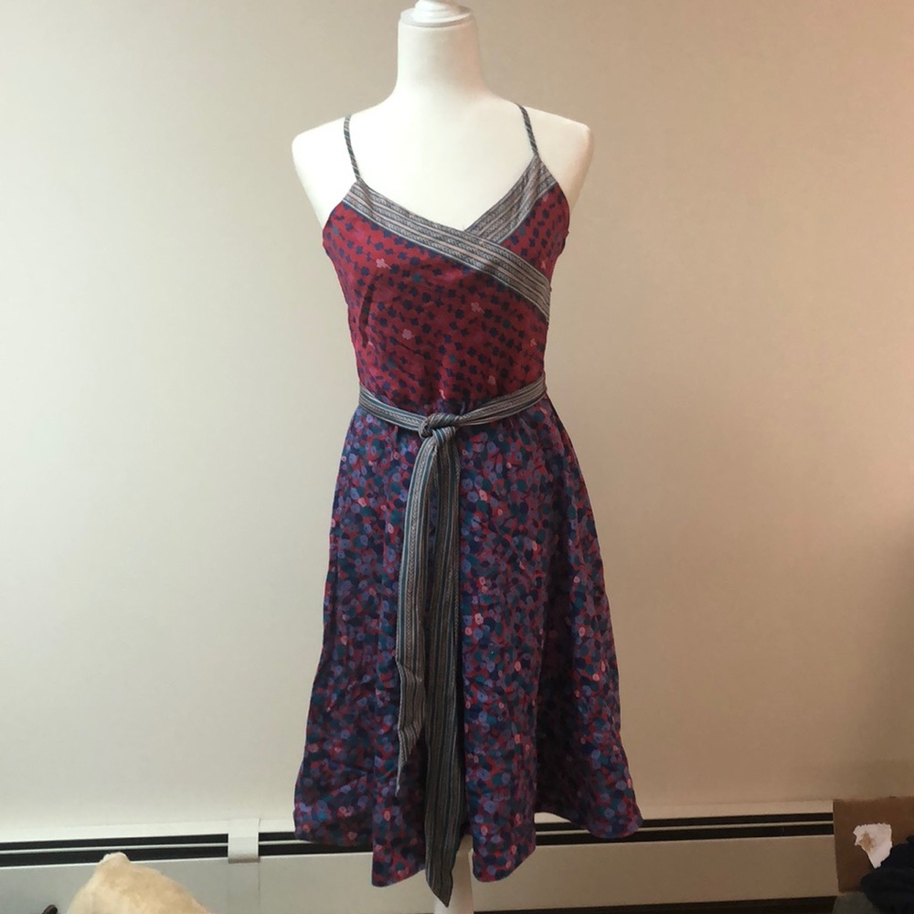 Sun Dress. Mixed patterns